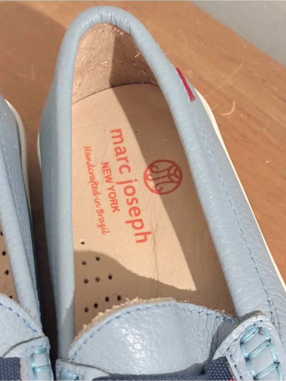 Marc Joseph New York Kids Loafers Size 1 Blue